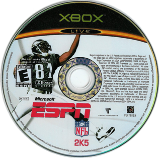 ESPN NFL 2K5 (USA) Game Disc